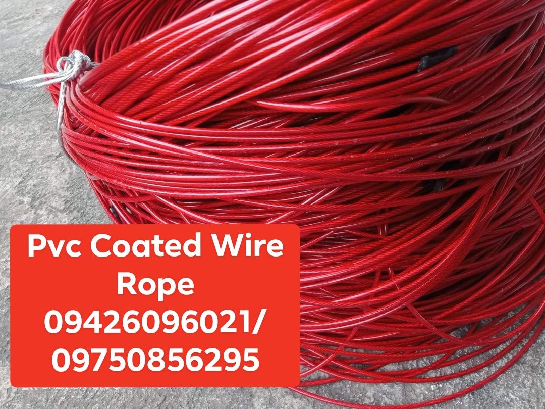 PVC coated Wire rope, Commercial & Industrial, Construction Tools & Equipment on Carousell