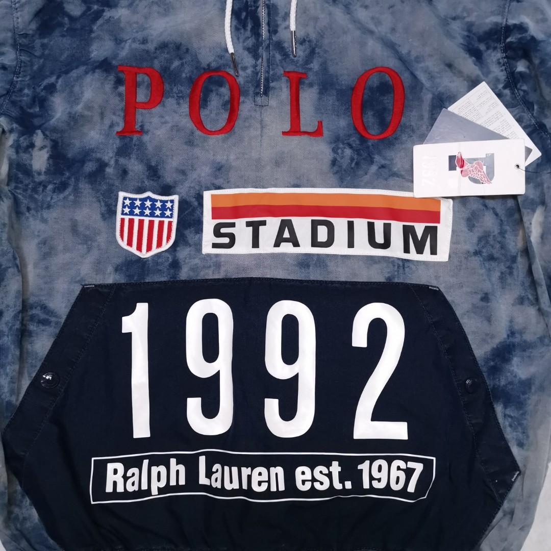 Polo ralph lauren 2025 stadium 1992 popover jacket