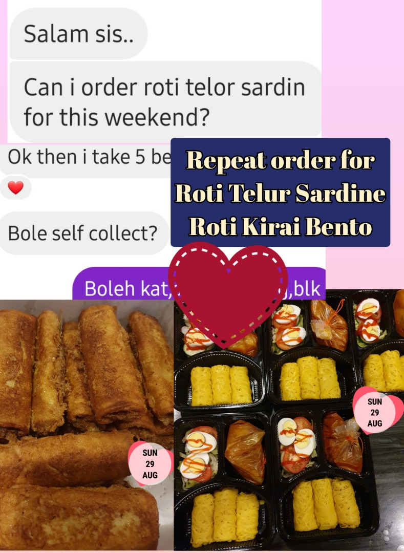 Roti Telur Sardine Food Drinks Local Eats On Carousell