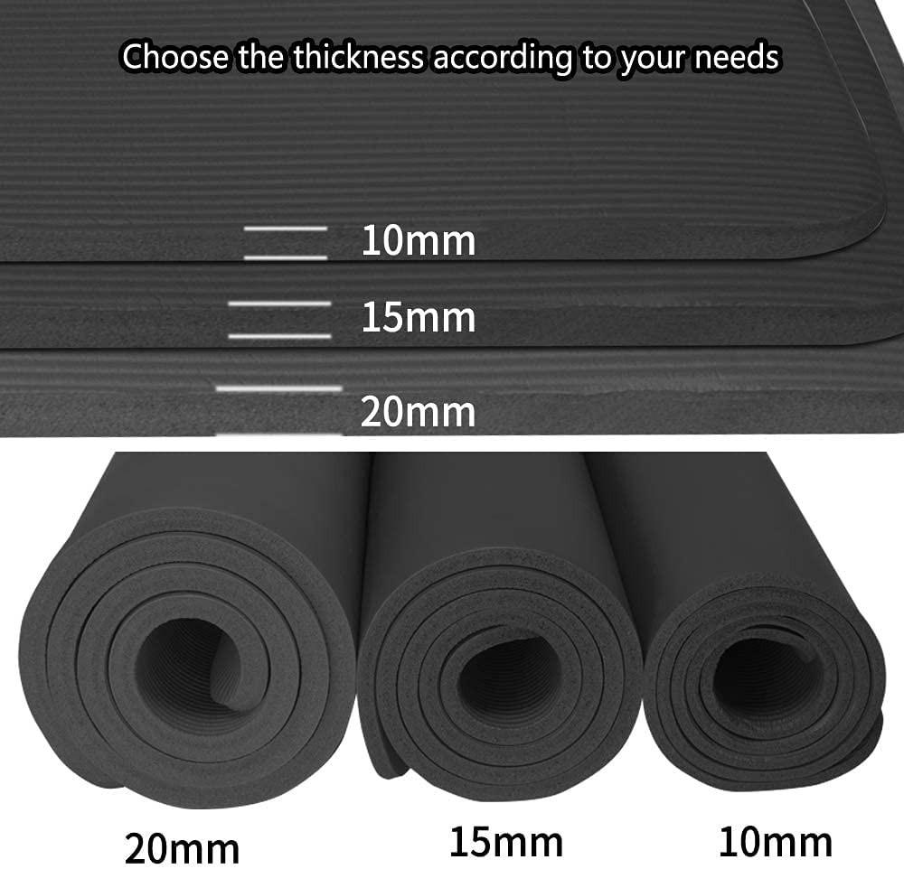 SALE) YUREN Yoga Mat Large Exercise Mat, Thick Workout Mat, Ultra  Comfortable Yoga Fitness Mat for Home Yoga, Pilates, Stretching, Sports  Equipment, Exercise & Fitness, Exercise Mats on Carousell