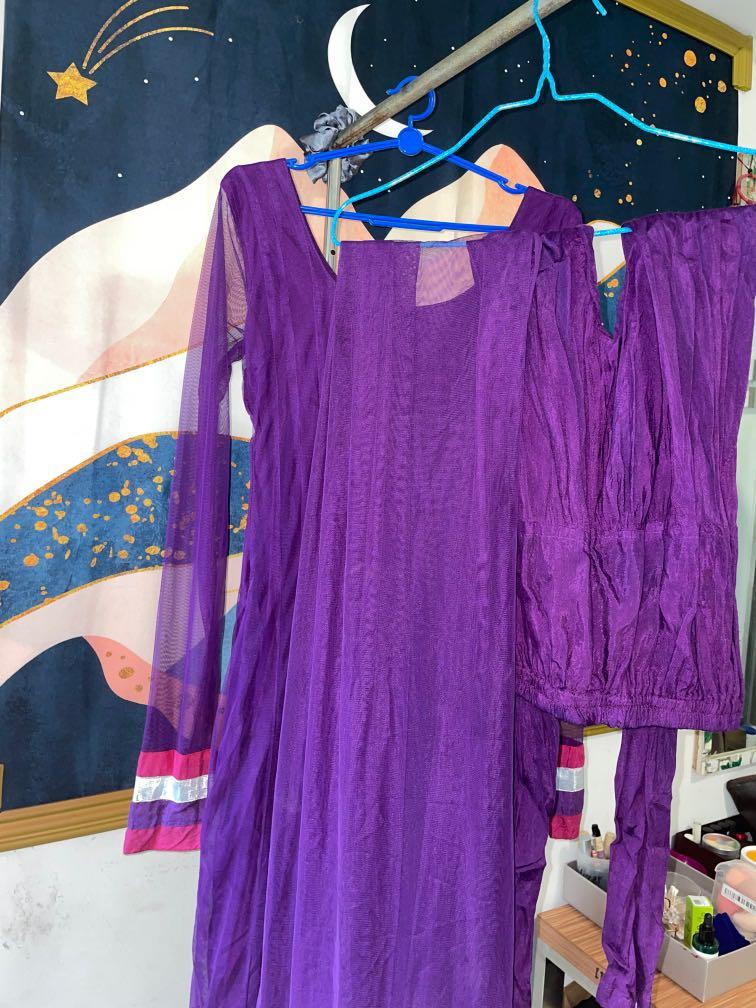purple kurtis