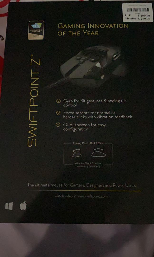 Swiftpoint Z Gaming Mouse, Computers & Tech, Parts & Accessories, Mouse