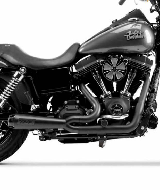 TBR 2 into 1 Exhaust for Dyna 06 up Motorcycles Motorcycle