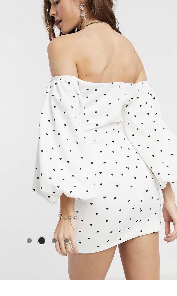 True violet shop polka dot dress