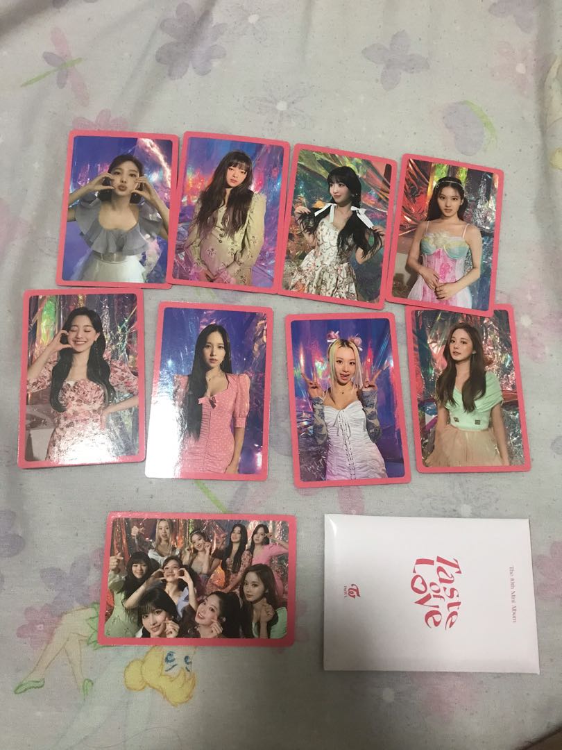 Twice Taste Of Love Pob Photocard In Love Version Hobbies Toys Memorabilia Collectibles K Wave On Carousell