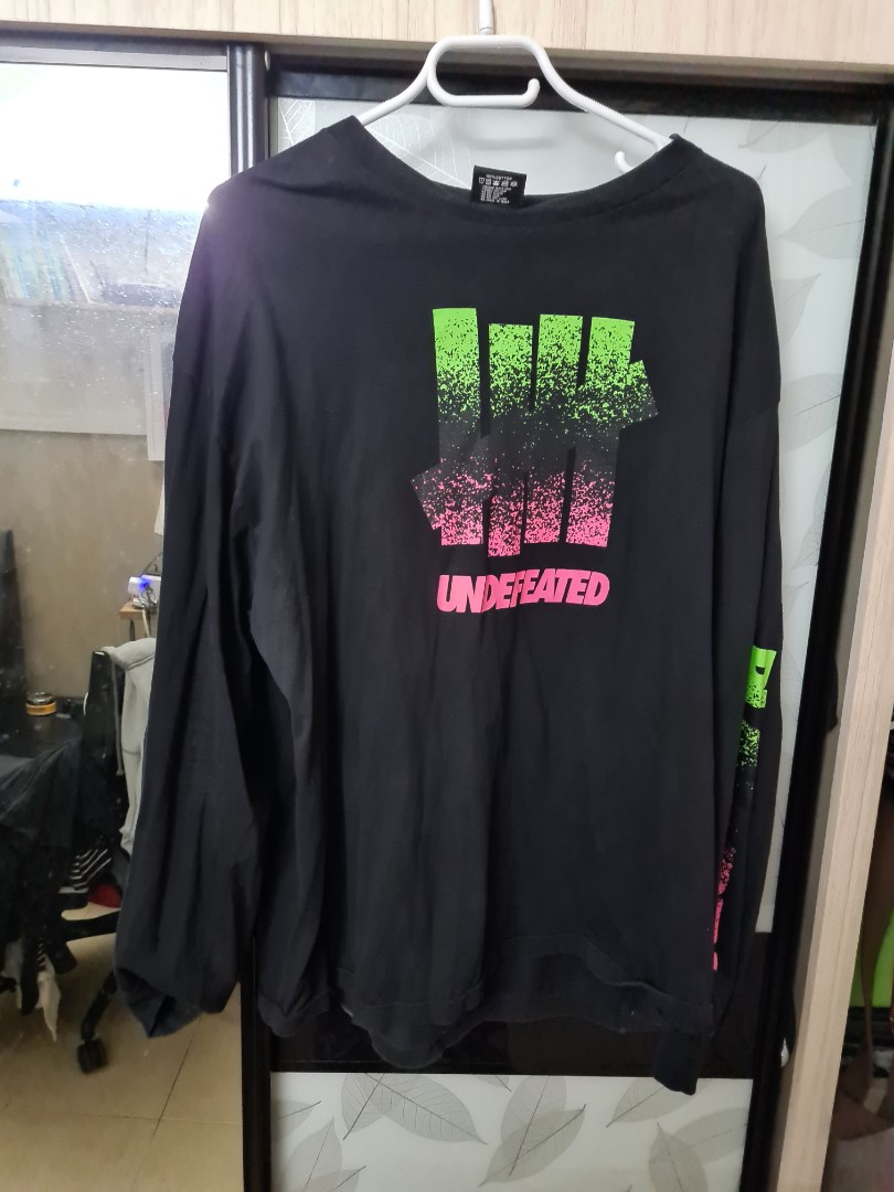 undefeated long sleeve shirt xl, Men's 