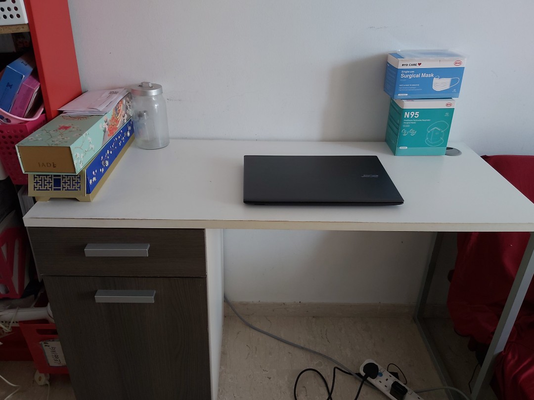 Used study table, Furniture & Home Living, Furniture, Tables & Sets on ...