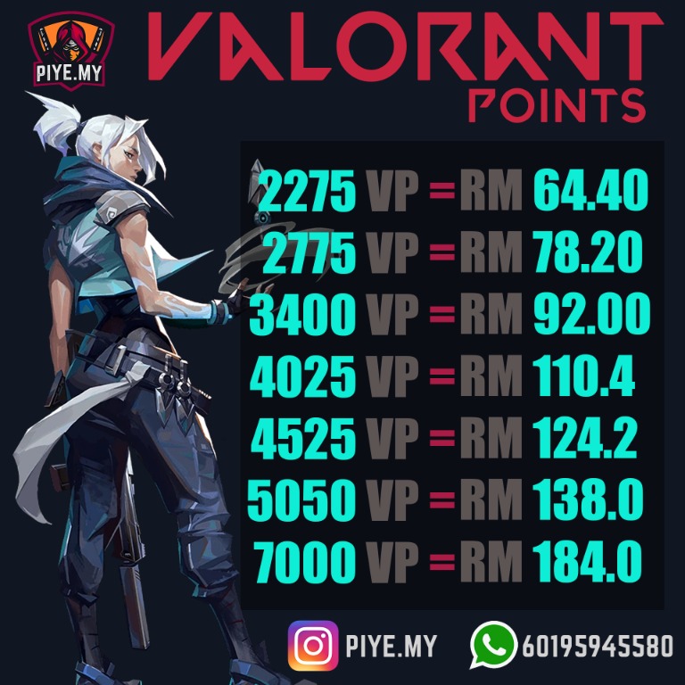 VALORANT POINTS [ MALAYSIA ], Video Gaming, Gaming ...