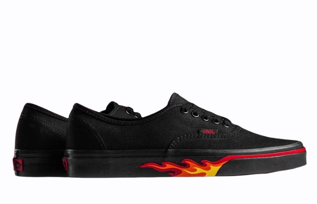 Vans flame discount wall authentic