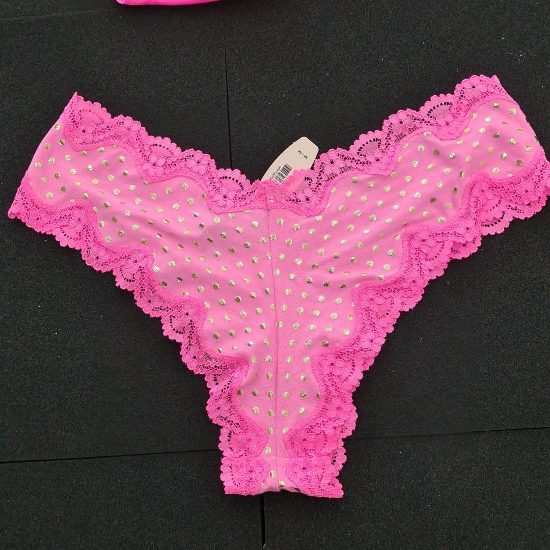 VICTORIA'S SECRET VERY Sexy Heartware Hot Pink Mesh Cheeky Panty UK 14 NEW  £20.00 - PicClick UK