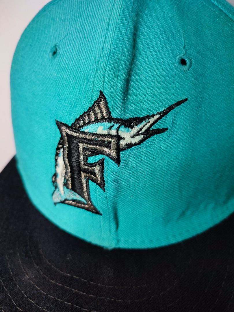 Vintage New Era Full Cap Florida Marlins Mlb Old Logo 1993
