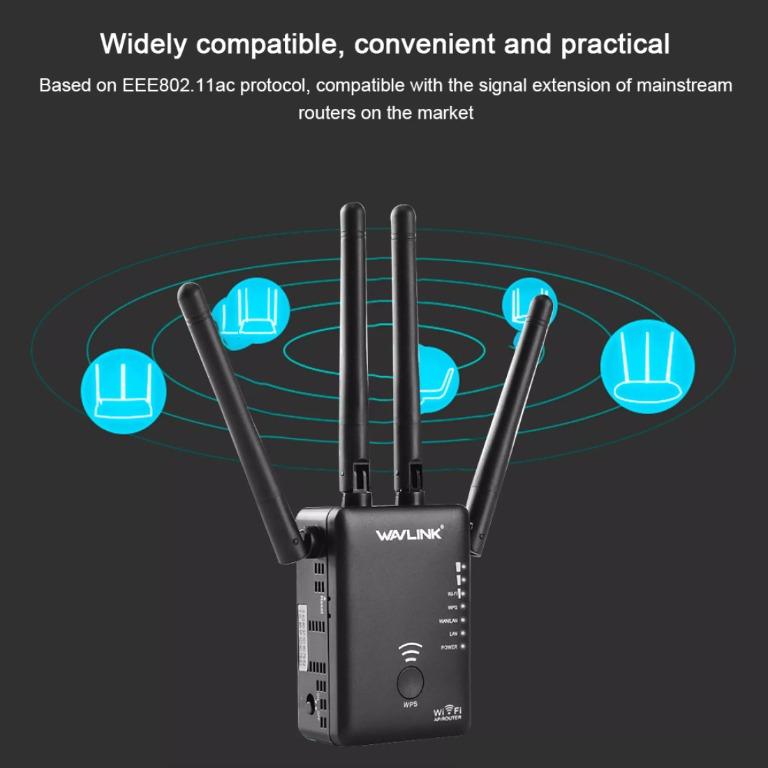 Wavlink AC1200 Wireless Repeater/Range Extender/ Router/Access