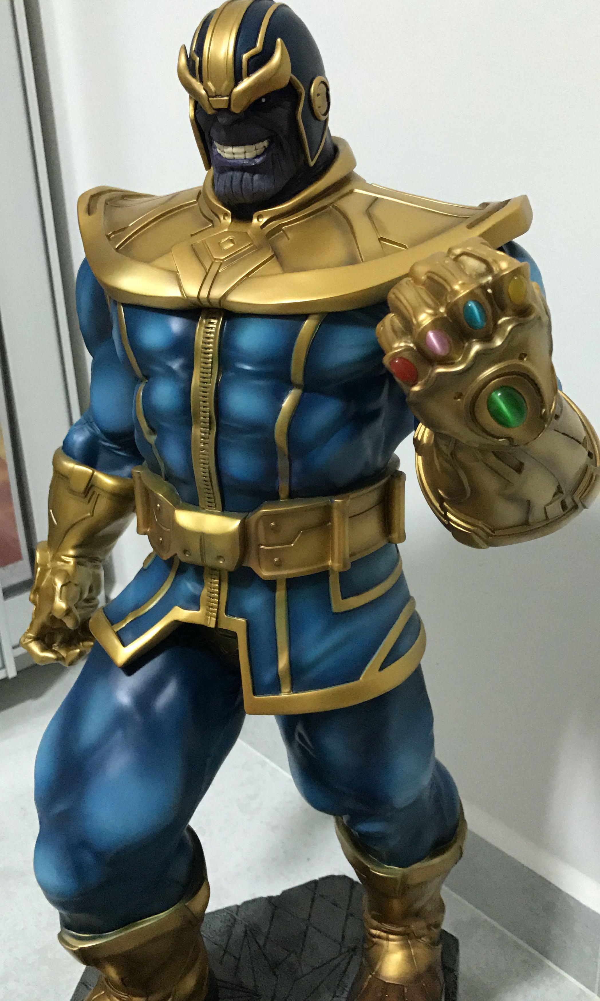 Xm Thanos statue (custom painted), Hobbies & Toys, Toys & Games on