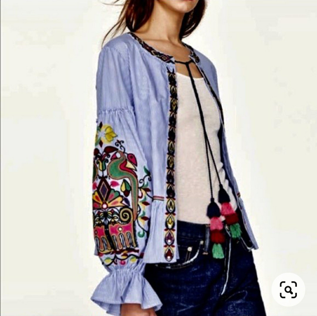 zara boho jacket
