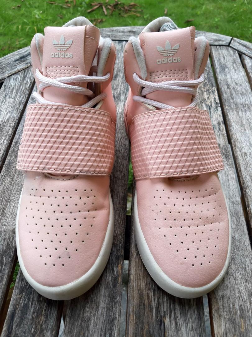 Adidas tubular invader sale strap pink