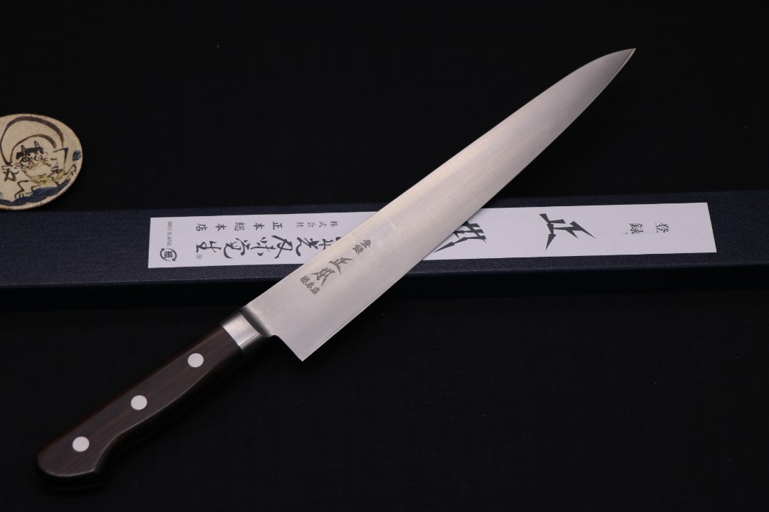 正本洋柄筋引刀 240mm 日本高級廚刀, 傢俬＆家居, 廚具和餐具, 餐具