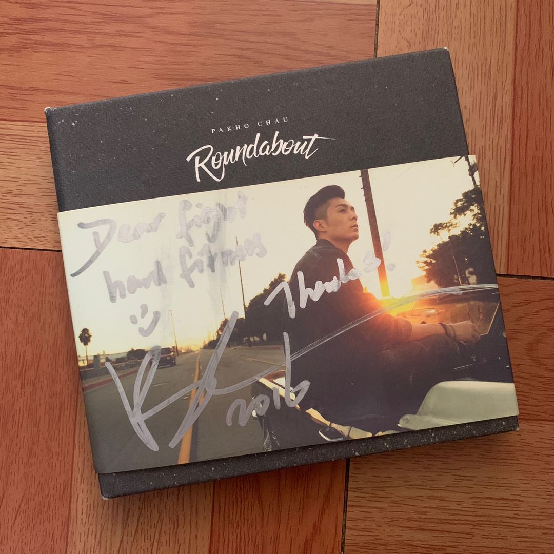 周柏豪 Pakho Chau Roundabout 親筆簽名CD, 興趣及遊戲, 音樂、樂器 & 配件, 音樂與媒體 - CD 及 DVD ...