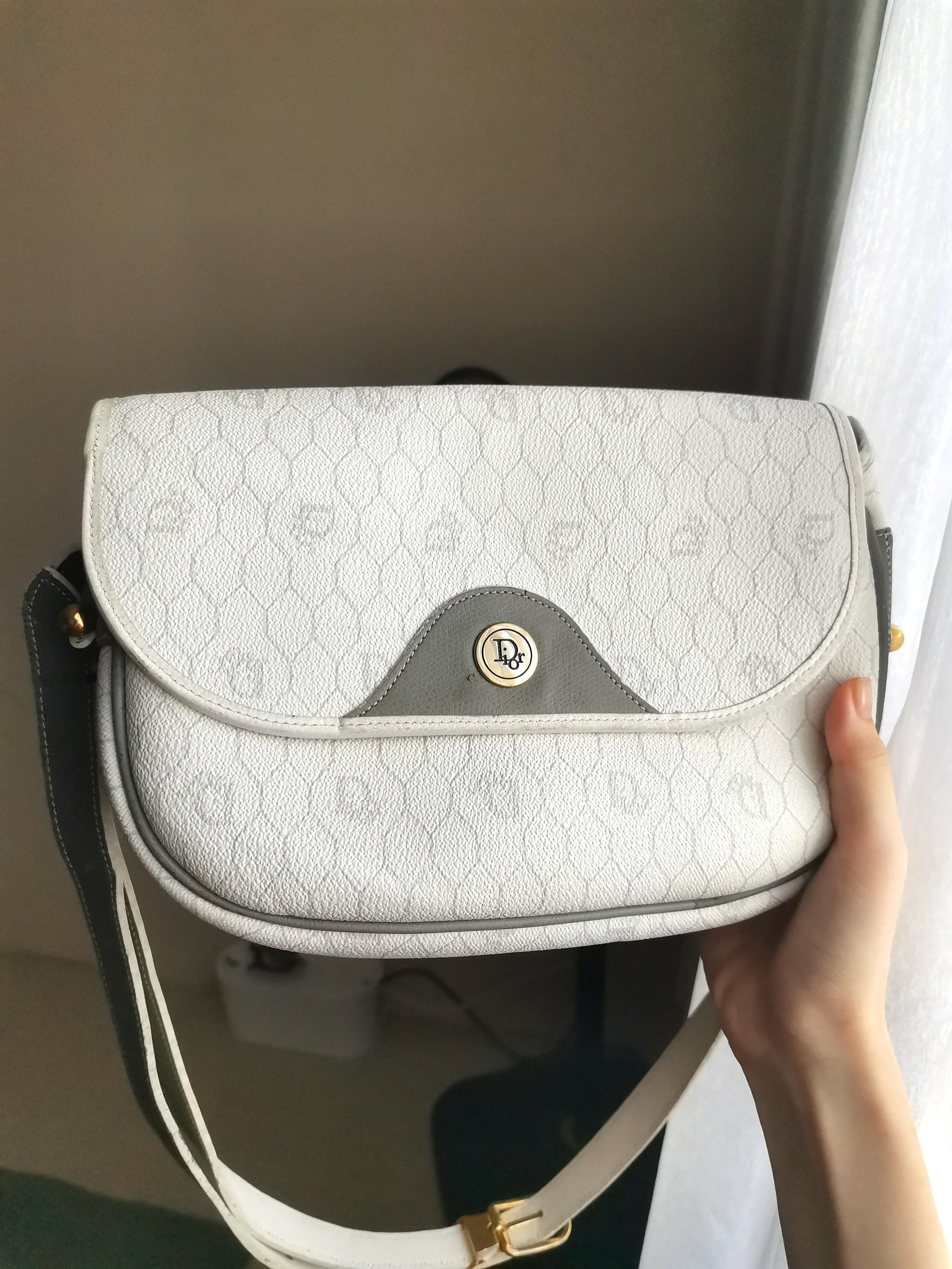 Christian Dior Vintage Honeycomb Shoulder Bag  Sling Bag Luxury Bags   Wallets on Carousell