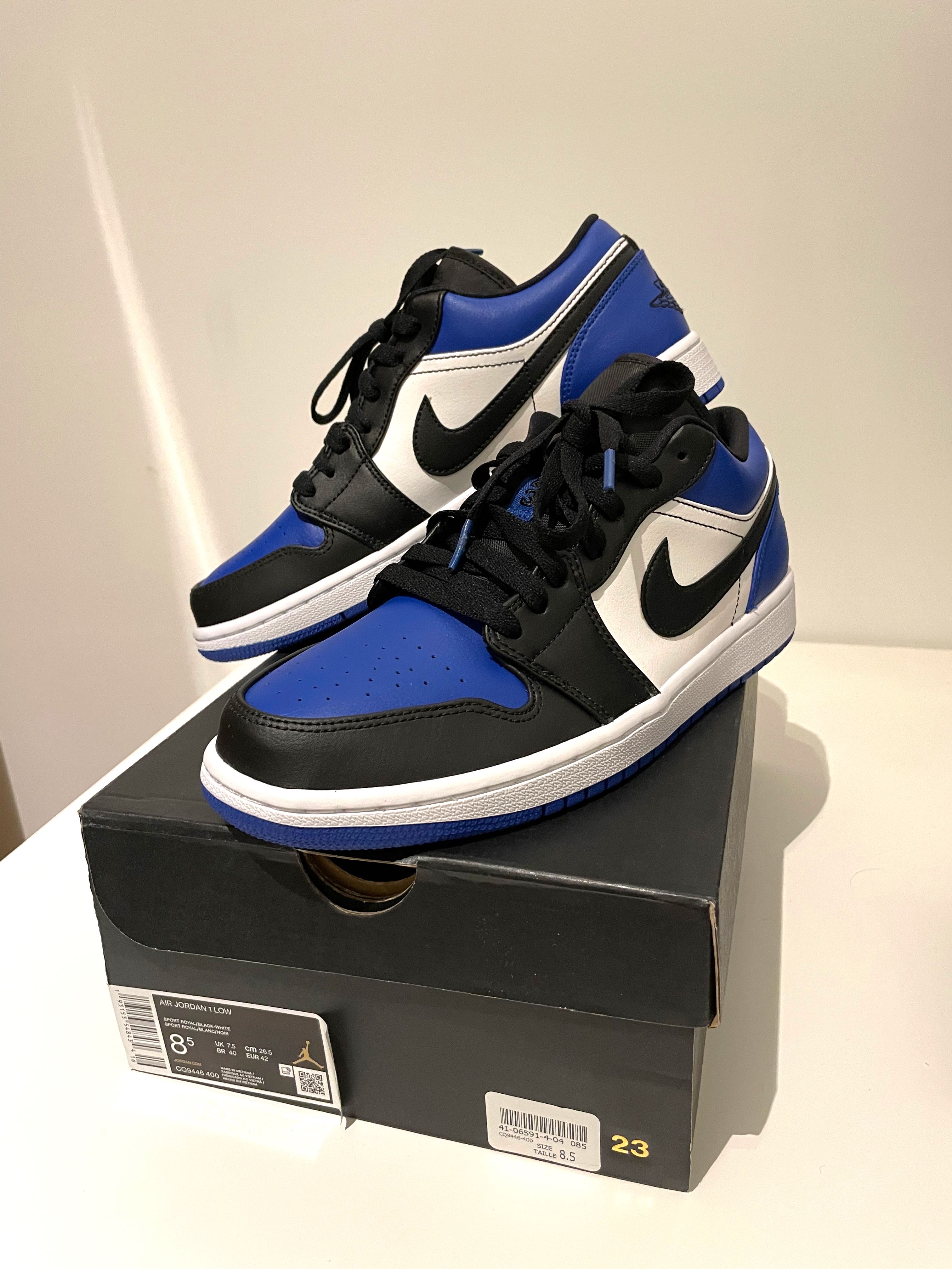 Royal toe discount jordan 1 low