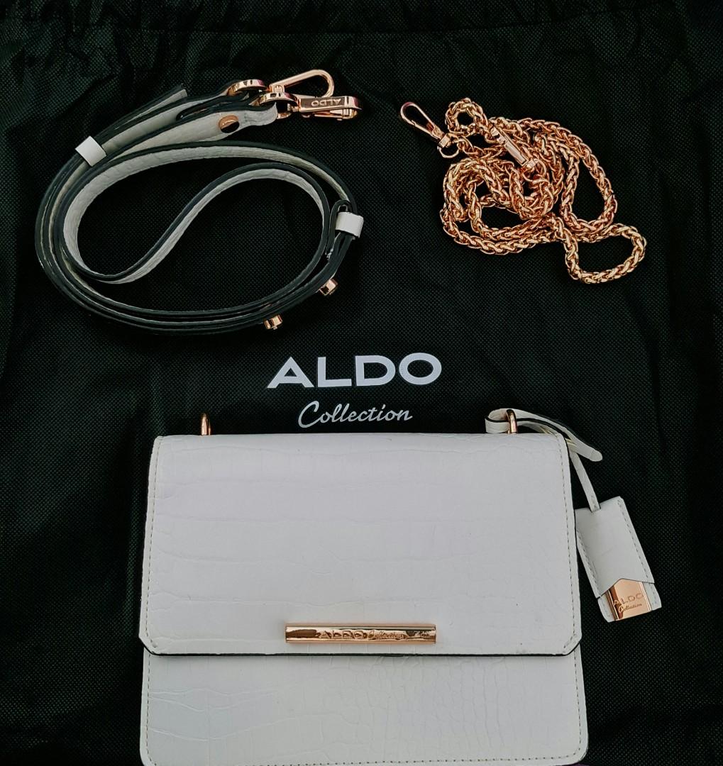 White and rose gold bag outlet