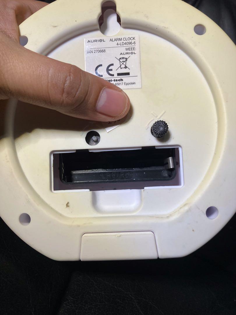 Auriol Alarm Clock, Furniture & Home Living, Home Decor, Clocks on