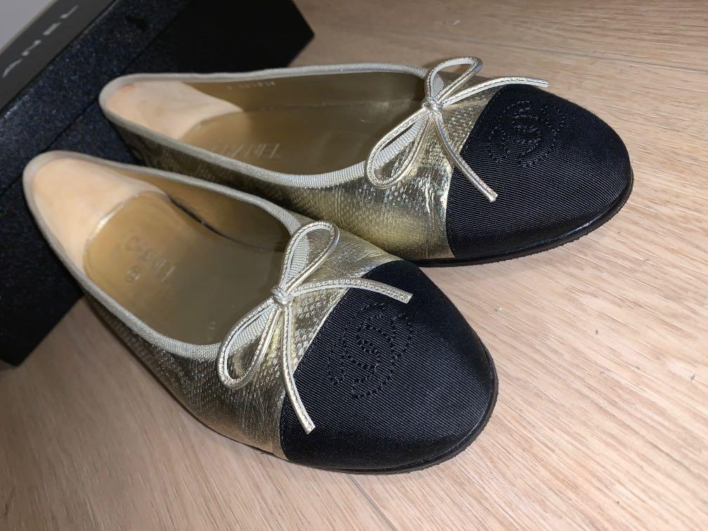Chanel flats cheap sale