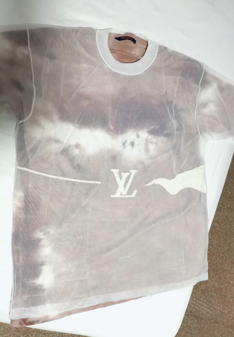Louis Vuitton LV Graphic Mesh Long-sleeved T-Shirt