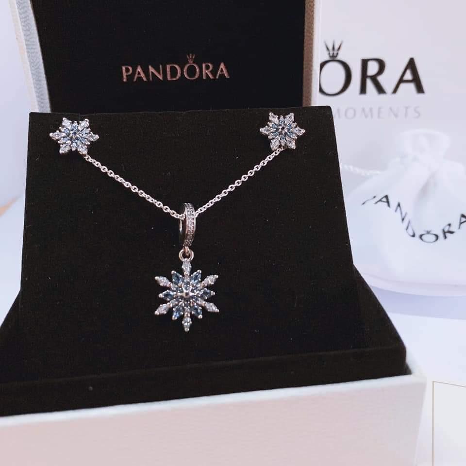 Pandora Sparkling Snowflake Collier Necklace | Necklace, Pandora, Pandora  white