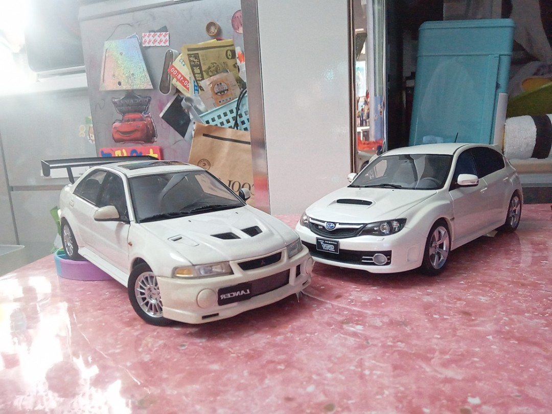 Autoart 30mmc Lancer Evo6 Ct9a Otto Wrx Sti10 Grb Impreza Same Ig 1 18 Norev 1 18 興趣及遊戲 玩具 遊戲類 Carousell