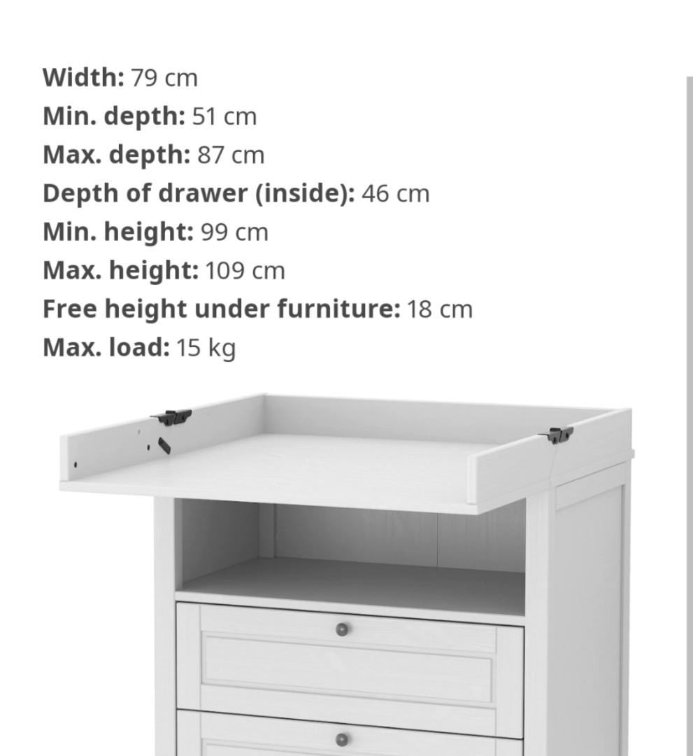 Baby Dresser from Ikea! Sundvik, Furniture & Home Living, Furniture