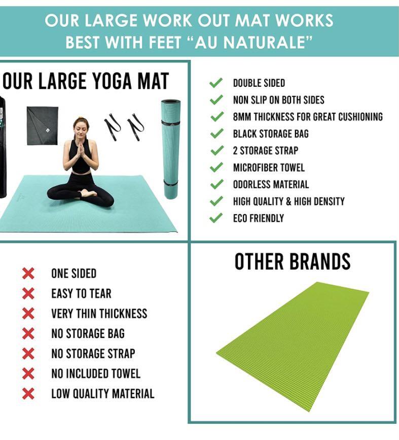 The Grande · Extra Large Exercise Mat for Pilates