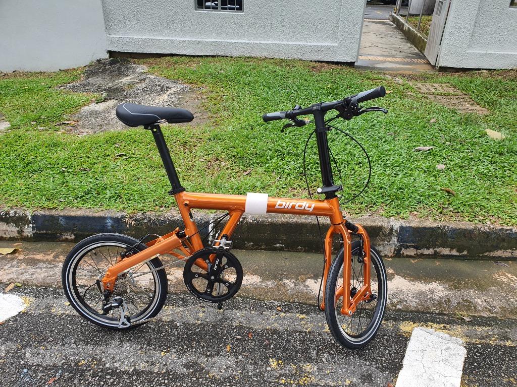 Birdy New Classic 2021 Mercury Copper Folding Bike Sports Equipment Bicycles Parts Bicycles on Carousell
