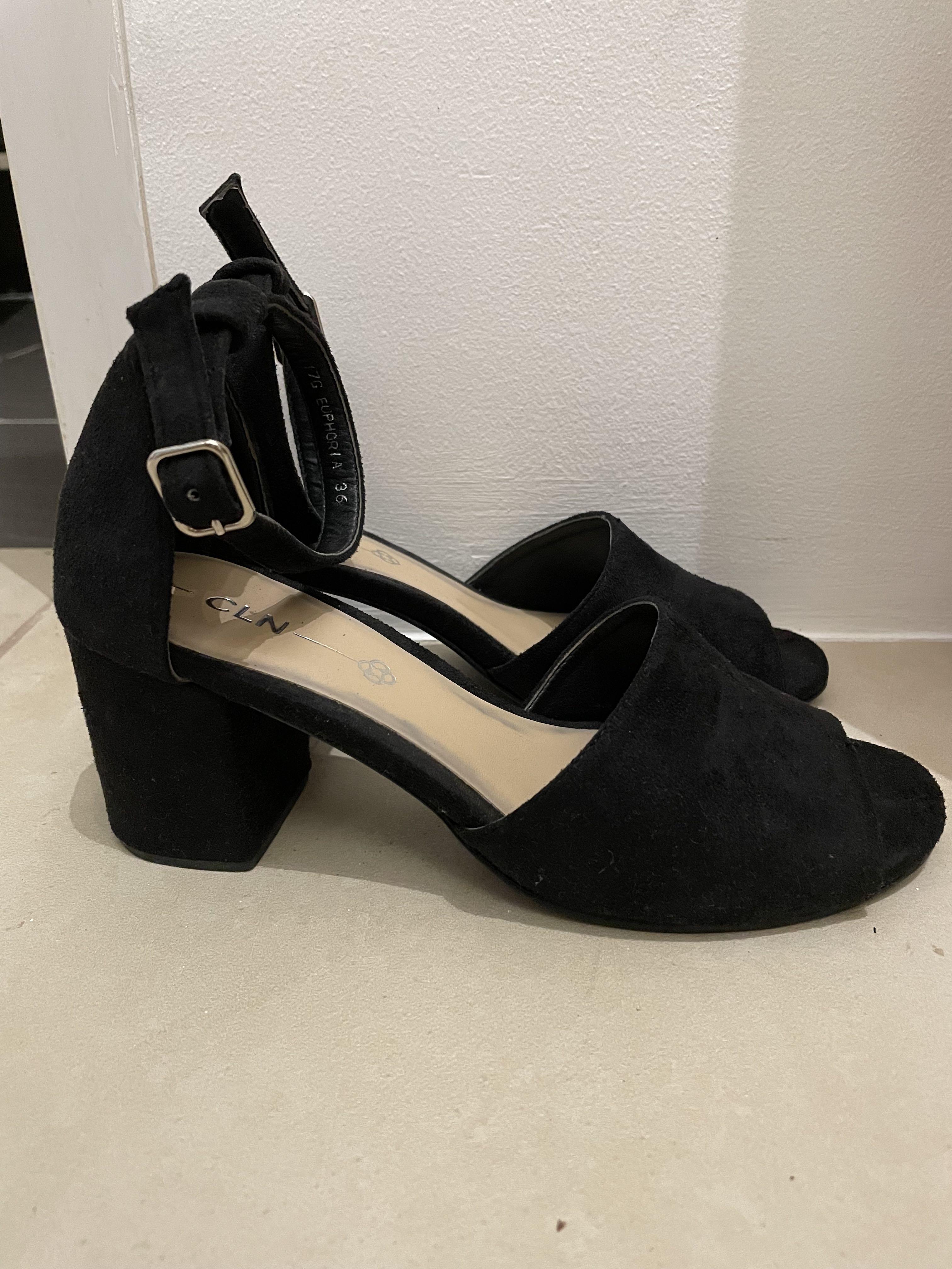 Celine Black Heels Size 6 Women s Fashion Footwear Heels on
