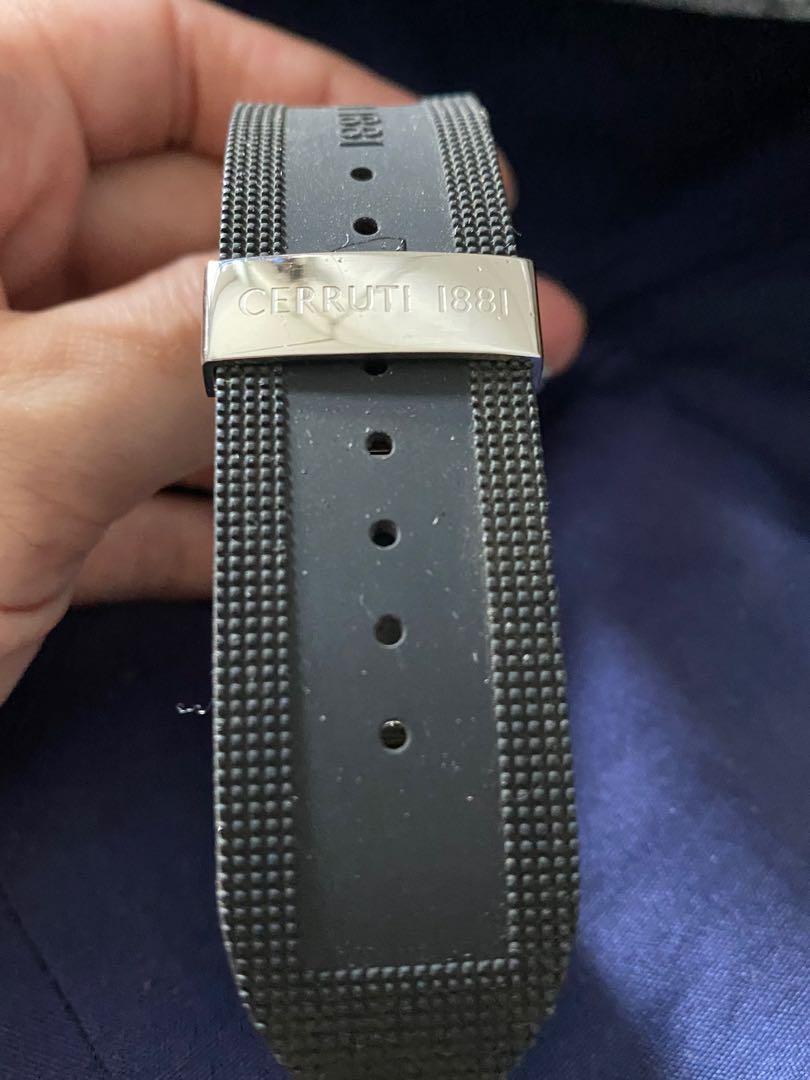 Cerruti 1881 watch rubber strap store