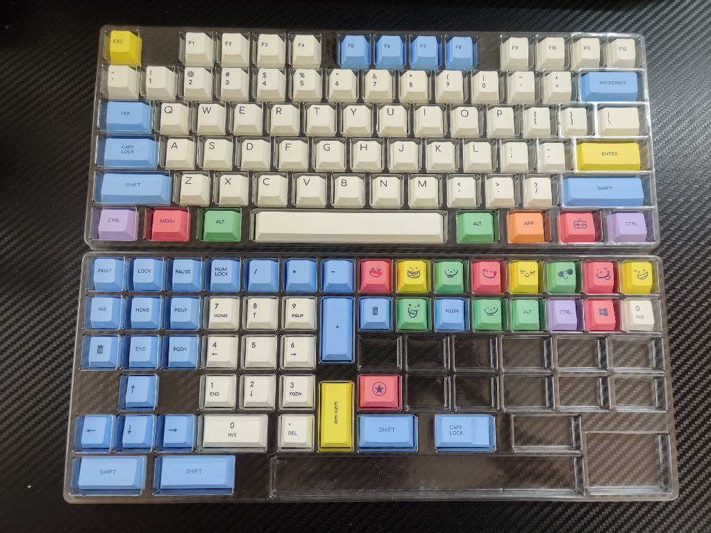 Chalk Keycaps Set for Mechanical Keyboard, Computers & Tech, Parts ...