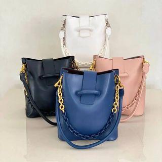CK Chain Handle Bucket Bag