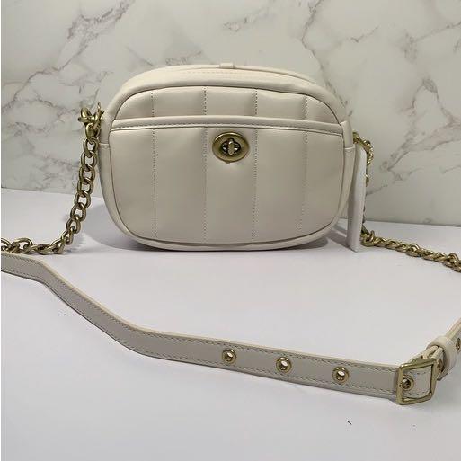 Coach quilted camera bag sales