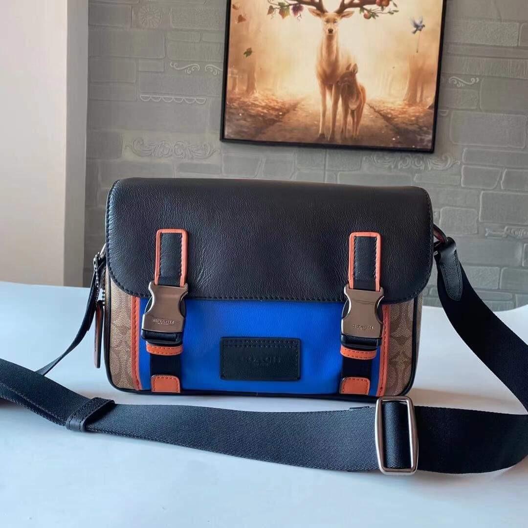 track crossbody in colorblock