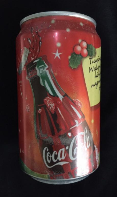 Coca Cola Pasko 2000 Softdrink Can (Category: Vintage Collectibles) located in Paranaque City. Submitted by jobatskifinds (Listing ID 1112788246, Image 1). Description: This item is an empty Coke can released during the 2000 (millennium) Christmas season. The can is in very good condition, except for a single minor ding below the "Coca Cola" logo. Perfect for those collecting Coke items!.