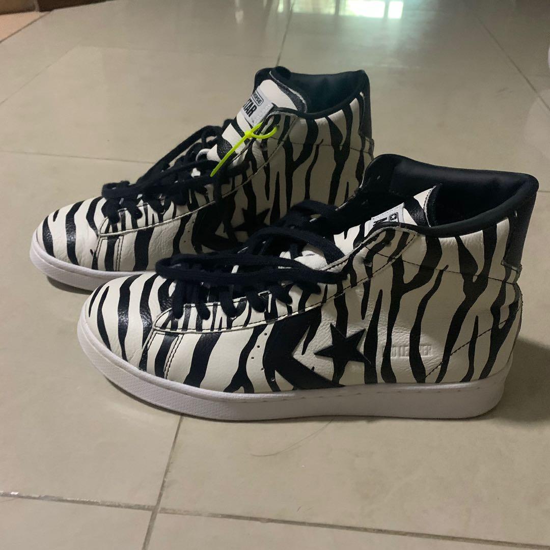 Converse pro sales leather zebra
