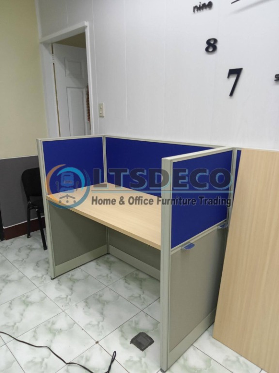 CUBICLE TABLE TYPE OFFICE PARTITION, Furniture & Home Living, Office ...