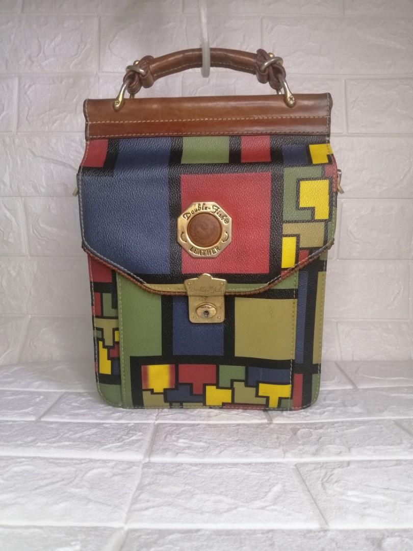 Double Fish Rare Vintage 2-way Bag (Category: Luxury Bags & Wallets) located in Las Pinas. Submitted by etoksi1234 (Listing ID 1112727142, Image 1). Description: Pre-loved Double fish 2-way bag... With provision for sling but no sling included... Some hardware are tarnish... Flaws on the snap botton please see photos for reference... Please manage your expectations. All sales are final. Kindly examine pictures carefully when buying online. No ret