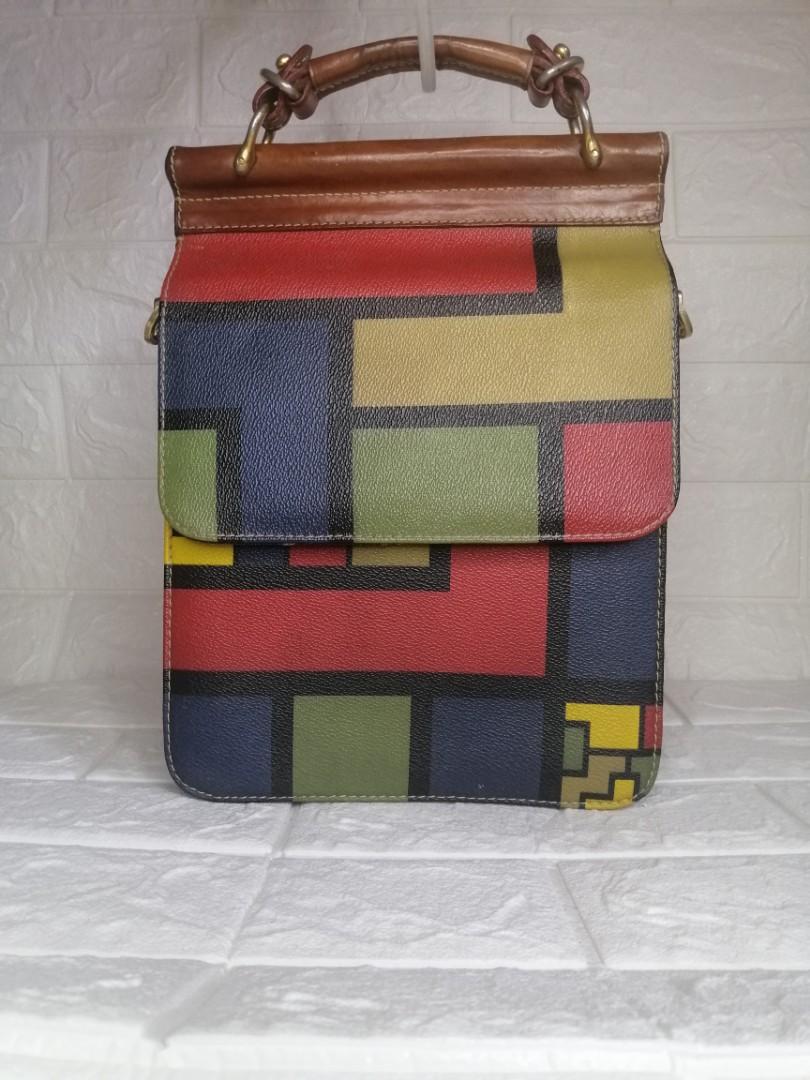 Double Fish Rare Vintage 2-way Bag (Category: Luxury Bags & Wallets) located in Las Pinas. Submitted by etoksi1234 (Listing ID 1112727142, Image 2). Description: Pre-loved Double fish 2-way bag... With provision for sling but no sling included... Some hardware are tarnish... Flaws on the snap botton please see photos for reference... Please manage your expectations. All sales are final. Kindly examine pictures carefully when buying online. No ret