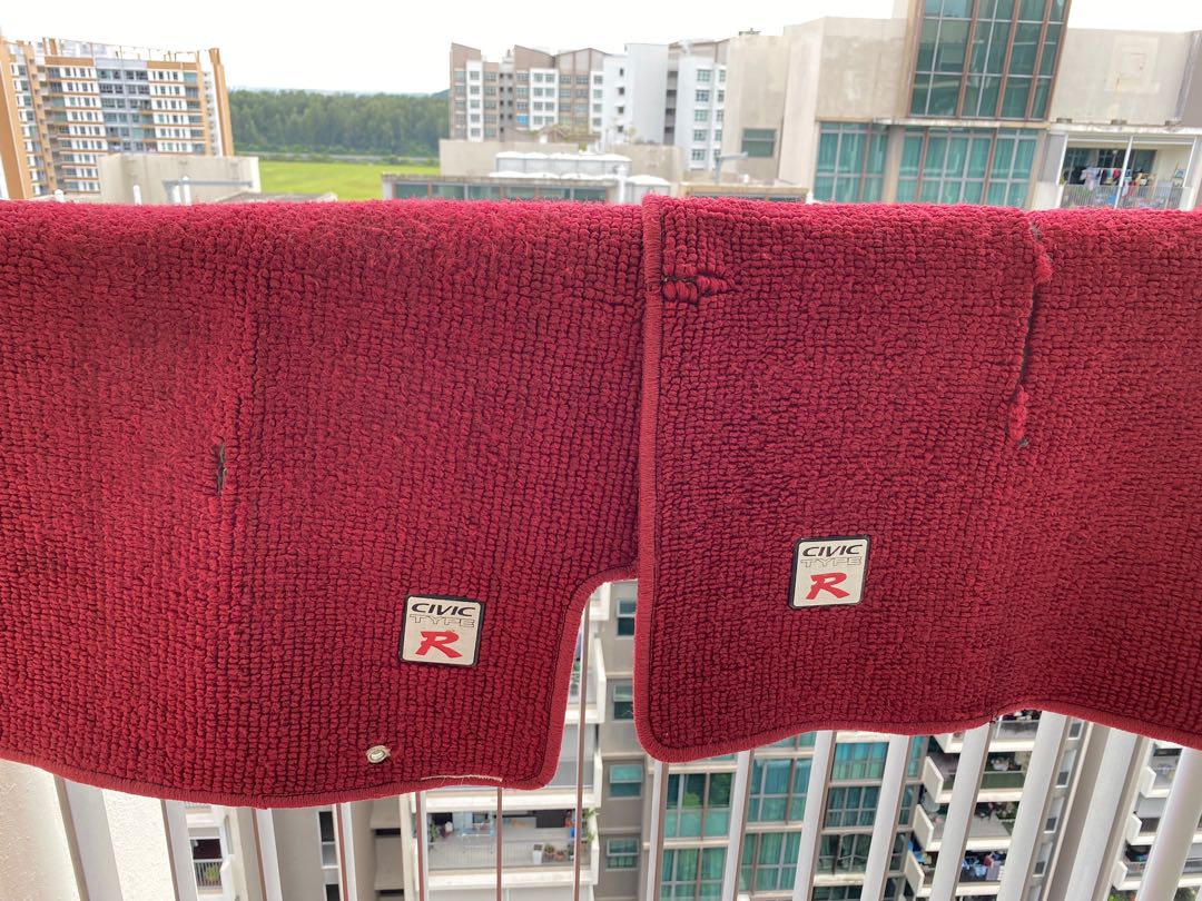 EK9 Civic Type R floor mats, Car Accessories, Accessories on Carousell