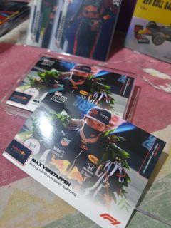 Topps Now Max Verstappen Vicotry Sprint Race F1 Cards