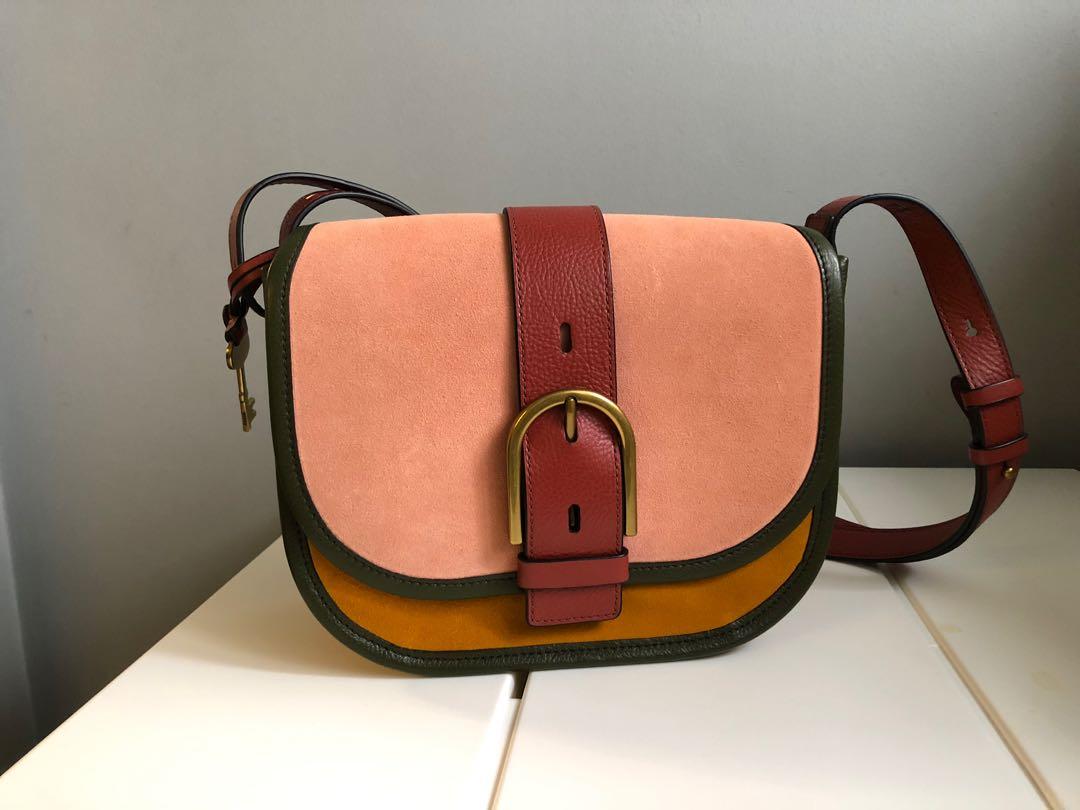 Fossil saddle bag purse new arrivals