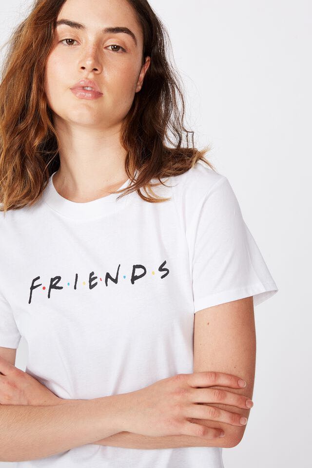 Friends t-shirt white, Women's Fashion 