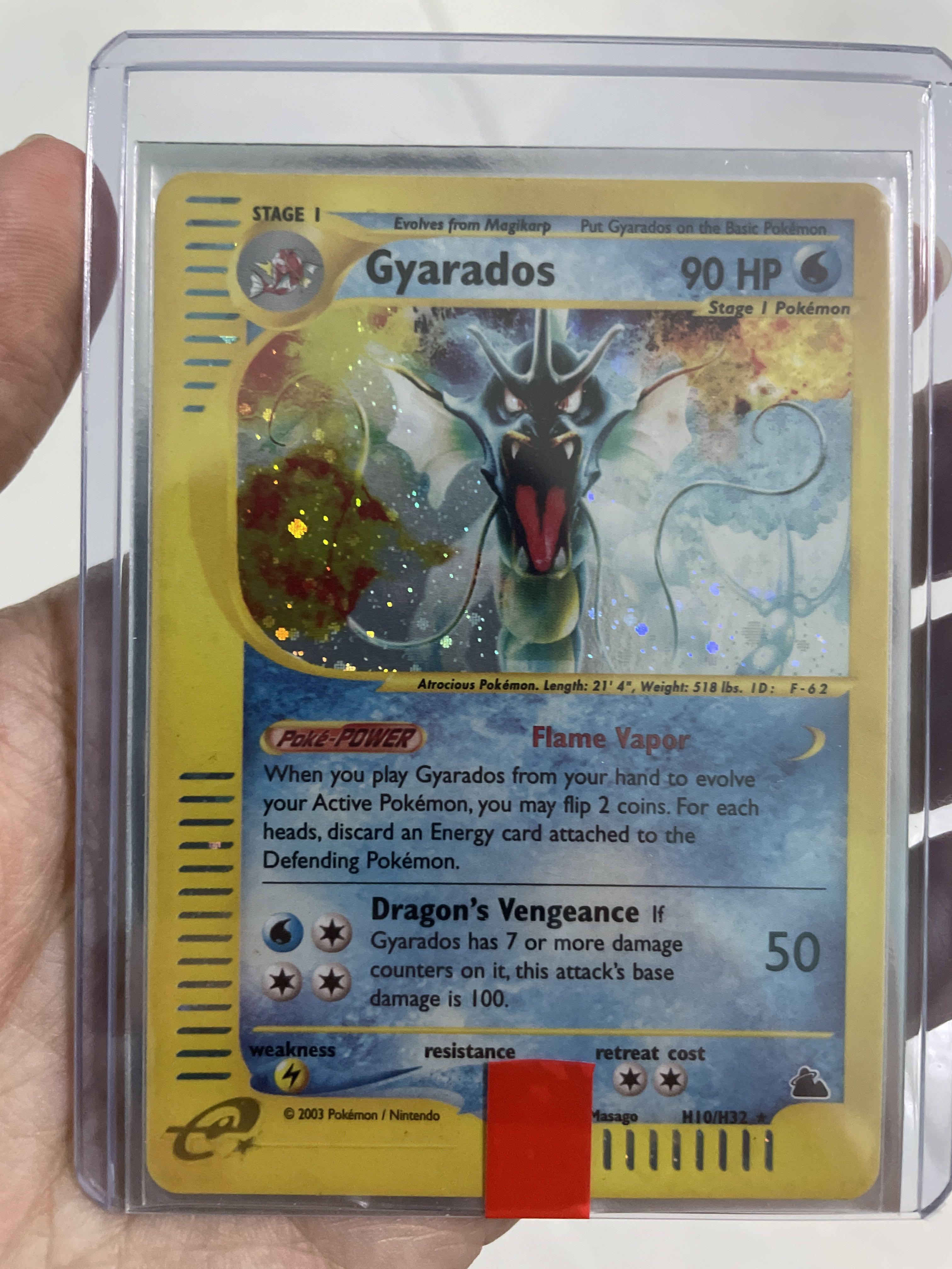 Gyarados skyridge Pokemon card #Pokmon card #vintage collection #legendary  collection, Hobbies & Toys, Toys & Games on Carousell