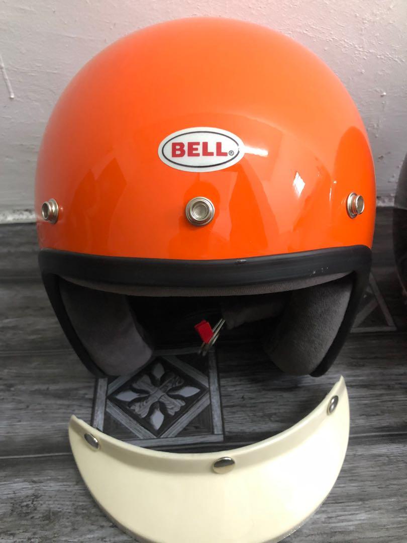 Bell deals orange helmet