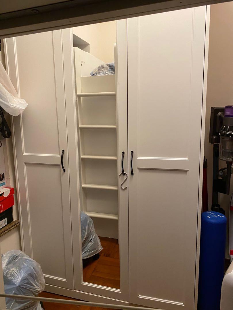 Ikea 新淨衣櫃80 New 傢俬 家居 傢俬 書櫃 櫃子及架 Carousell